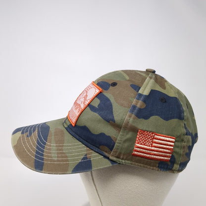 Outdoor Cap Snapback Hat Camouflage One Size Mountain Patch 6 Panel