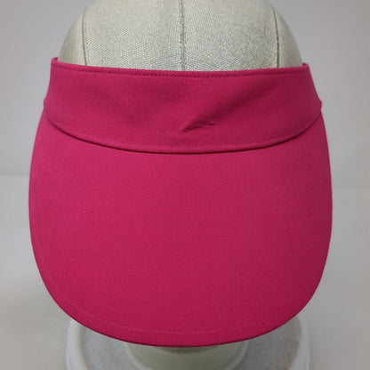 Lululemon Visor Pink One Size Adjustable Strap Athletic Running Performance Hat