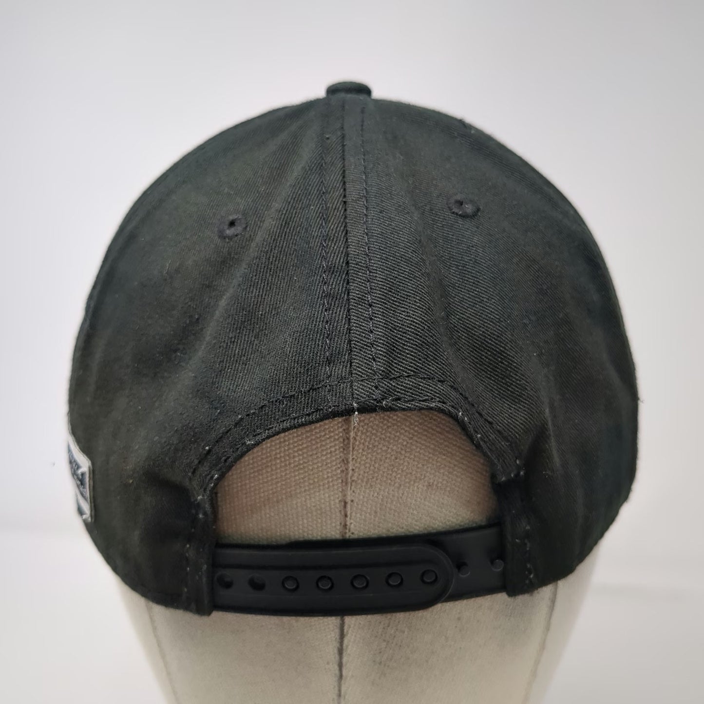 Gurkha Cigars Snapback Hat Black One Size Embroidered Cigar Warning Side Patch