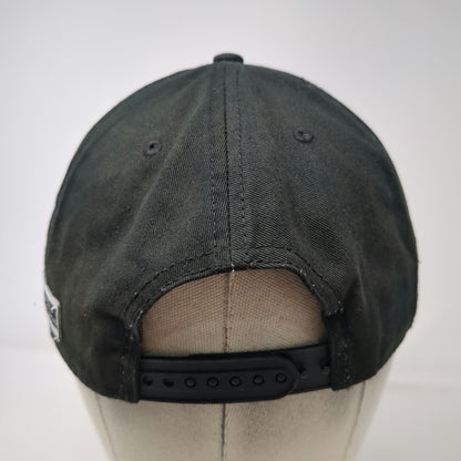 Gurkha Cigars Snapback Hat Black One Size Embroidered Cigar Warning Side Patch