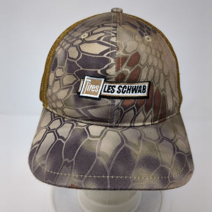 Tires Les Schwab Kryptek Snapback Trucker Hat Camouflage One Size Richardson
