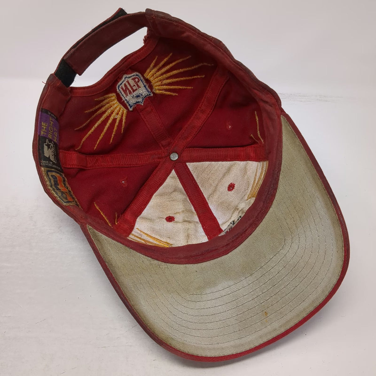 Starter Kansas City Chiefs NFL Red Baseball Cap Sunburst Pro Line Hat Vintage