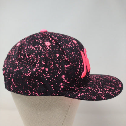 New York Snapback Hat Multi OSFA Embroidered Paint Splatter KB ETHOS