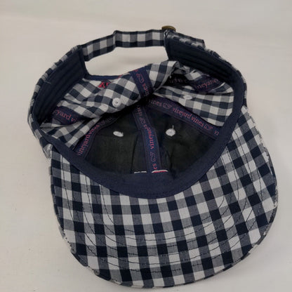 Vineyard Vines Slideback Hat Multicolor OS Adjustable Checkered Embroidered