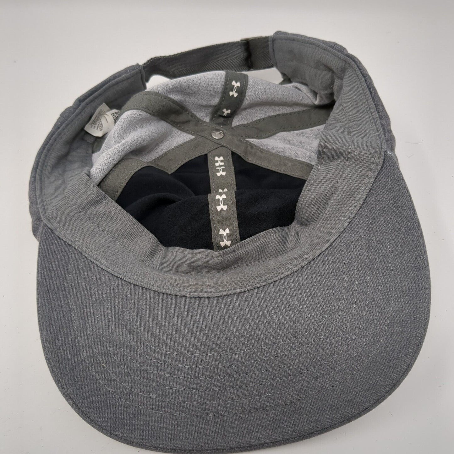 Under Armour Women's Slideback Hat Gray One Size Adjustable Embroidered 6 Panel