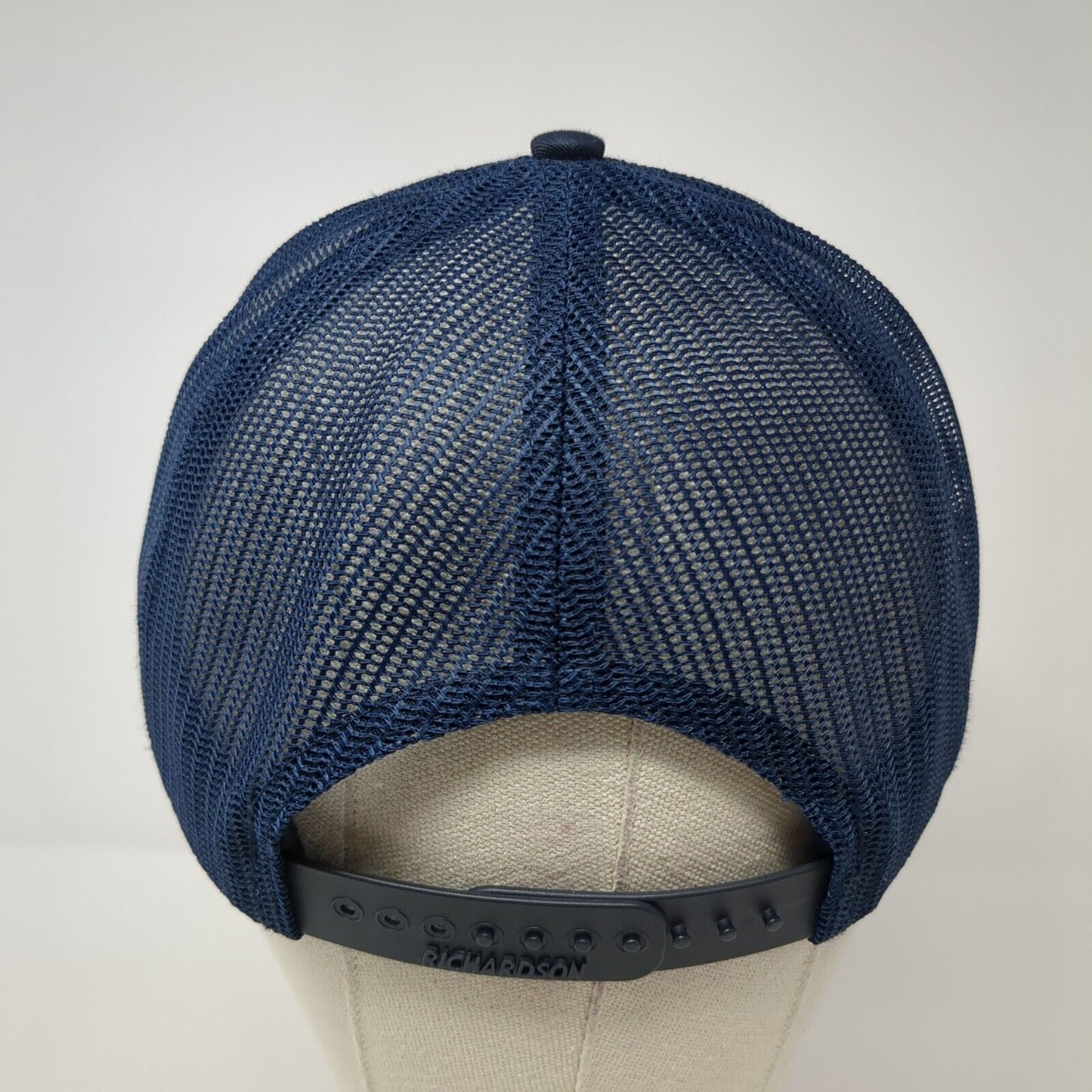 KUNA FFA Est. 1949 Snapback Trucker Hat Blue OS Adjustable Mesh Back Richardson