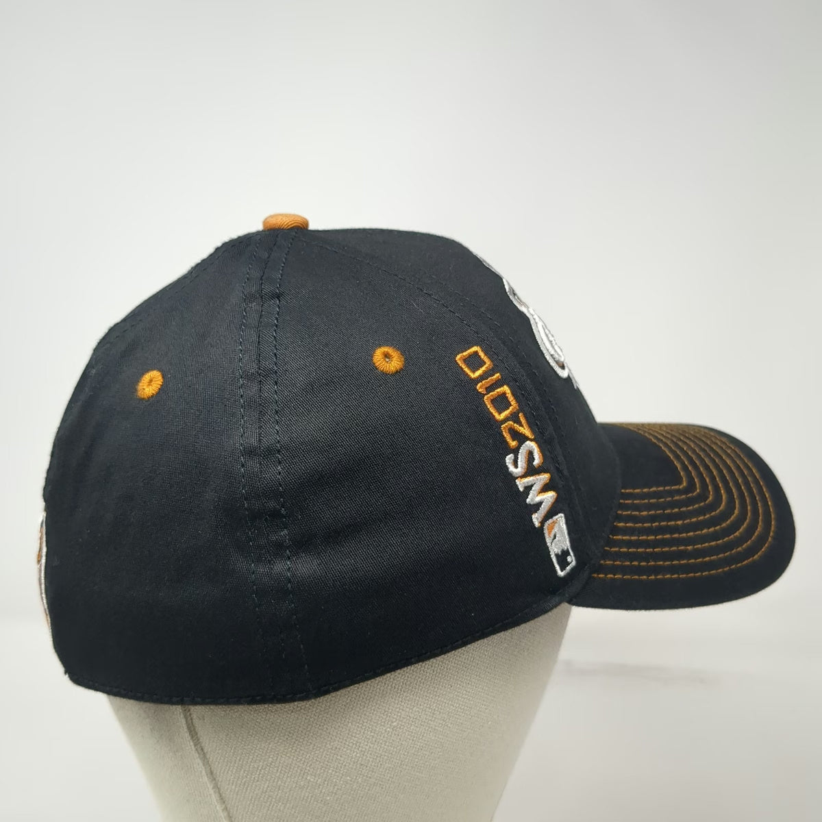 San Francisco Giants MLB New Era Baseball Cap Black Orange One Size 2010 WS Hat
