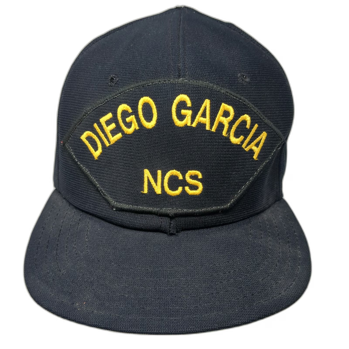 Snapback Hat Blue L Diego Garcia NCS Military Naval Communication Station Patch