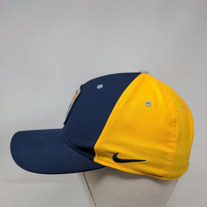 Nike Classic 99 Dri Fit Hat Blue Gold Marian University Knights Size S-M NCAA