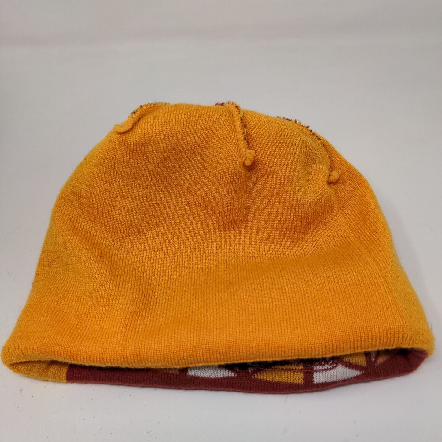 Mitchell & Ness Men's NBA Knit Beanie Hat Cap Yellow Miami Heat 100% Acrylic