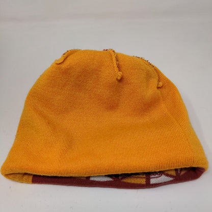 Mitchell & Ness Men's NBA Knit Beanie Hat Cap Yellow Miami Heat 100% Acrylic