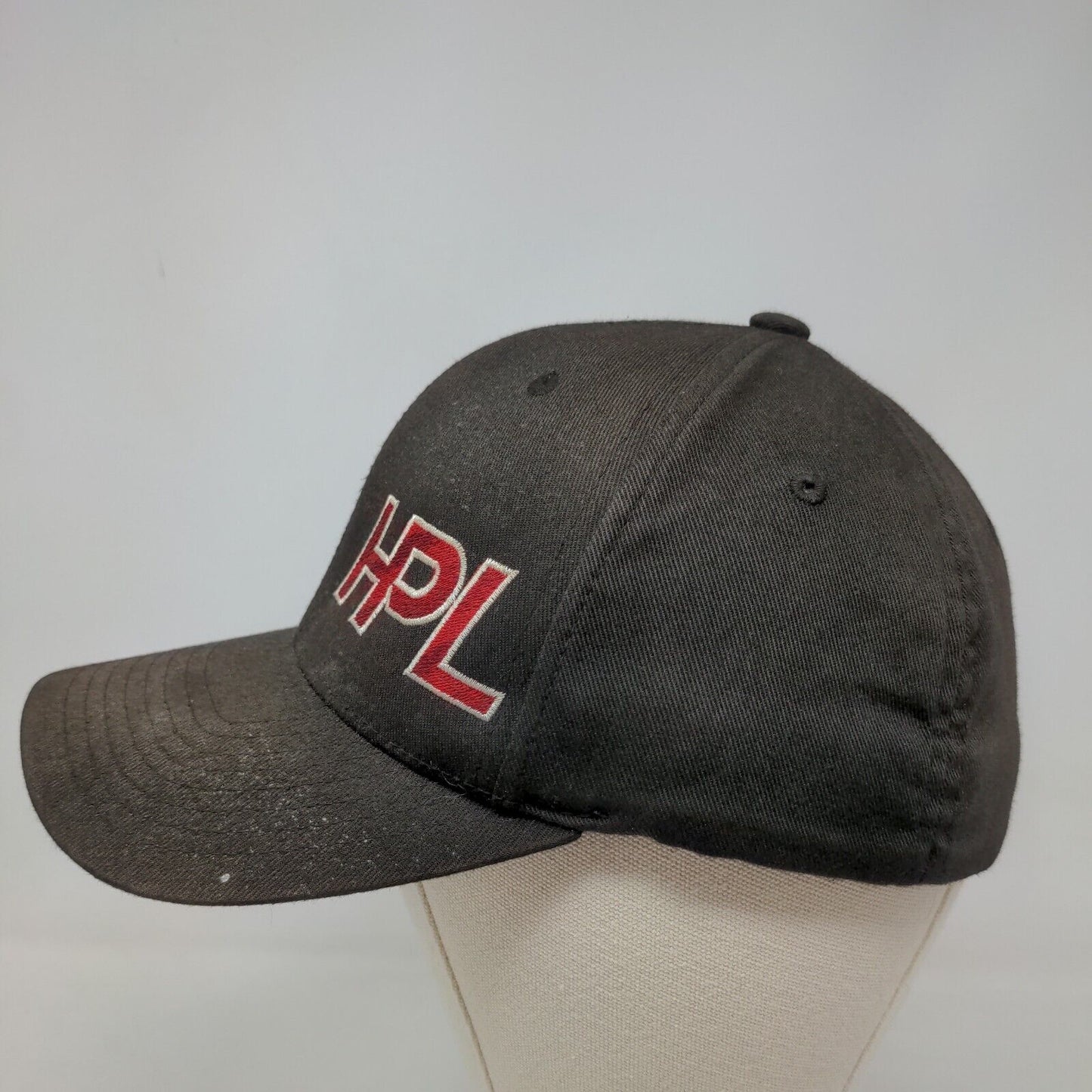 Yupoong Flexfit Men's HPL Superior Lubricants Fitted Hat Black S-M Embroidered