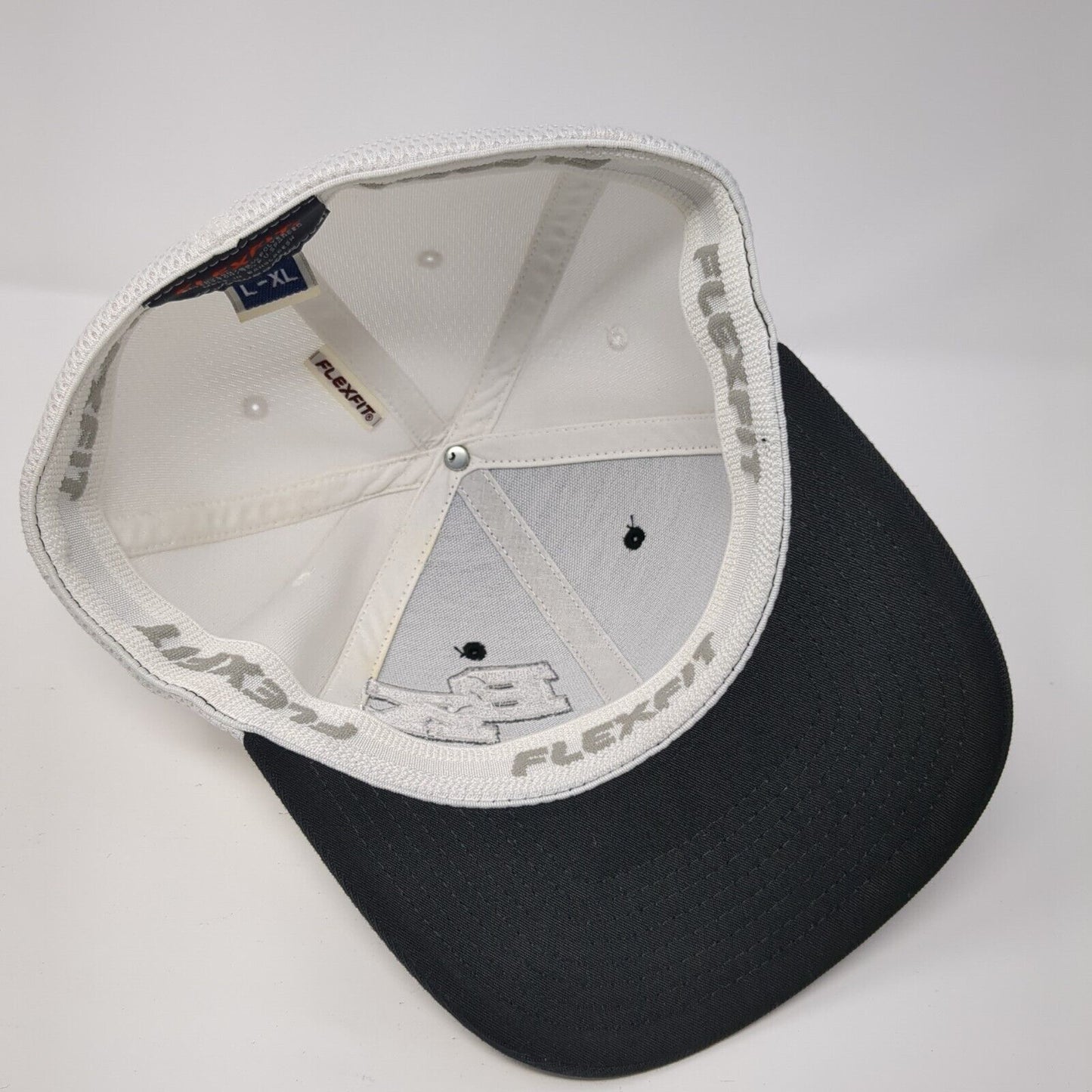 BK Wrestling Fitted Mesh Back Hat Black L-XL Flexfit Yupoong Embroidered