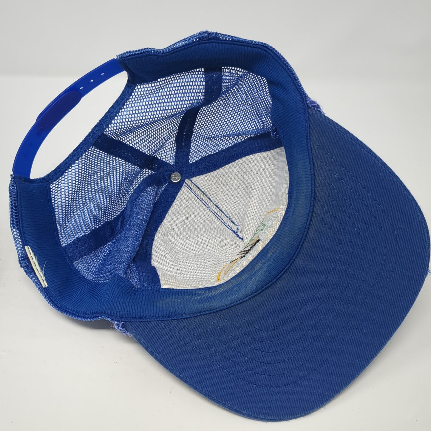 Islander RV Resort Snapback Rope Trucker Hat Blue One Size Mesh Back