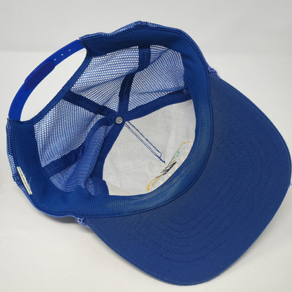 Islander RV Resort Snapback Rope Trucker Hat Blue One Size Mesh Back