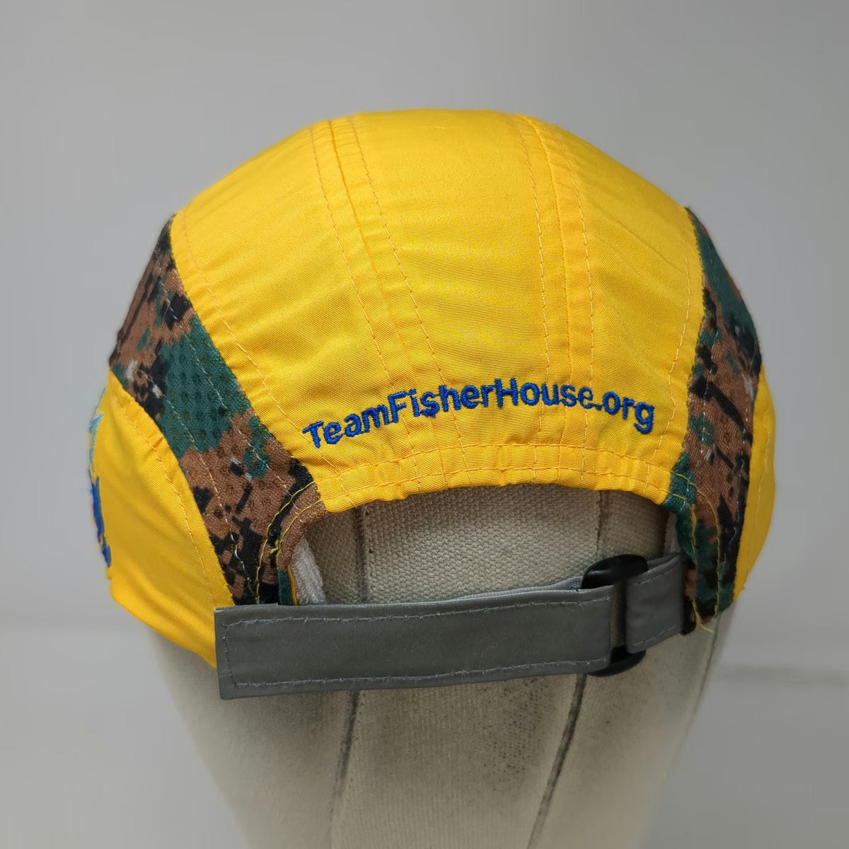 Leslie Jordan Baseball Cap Yellow One Size Team Fisher House Aquafina Camo Hat