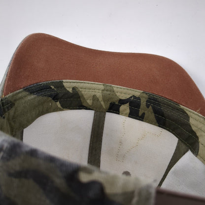 Idaho Leather Patch Snapback Hat Camo One Size Arcadian Outfitters