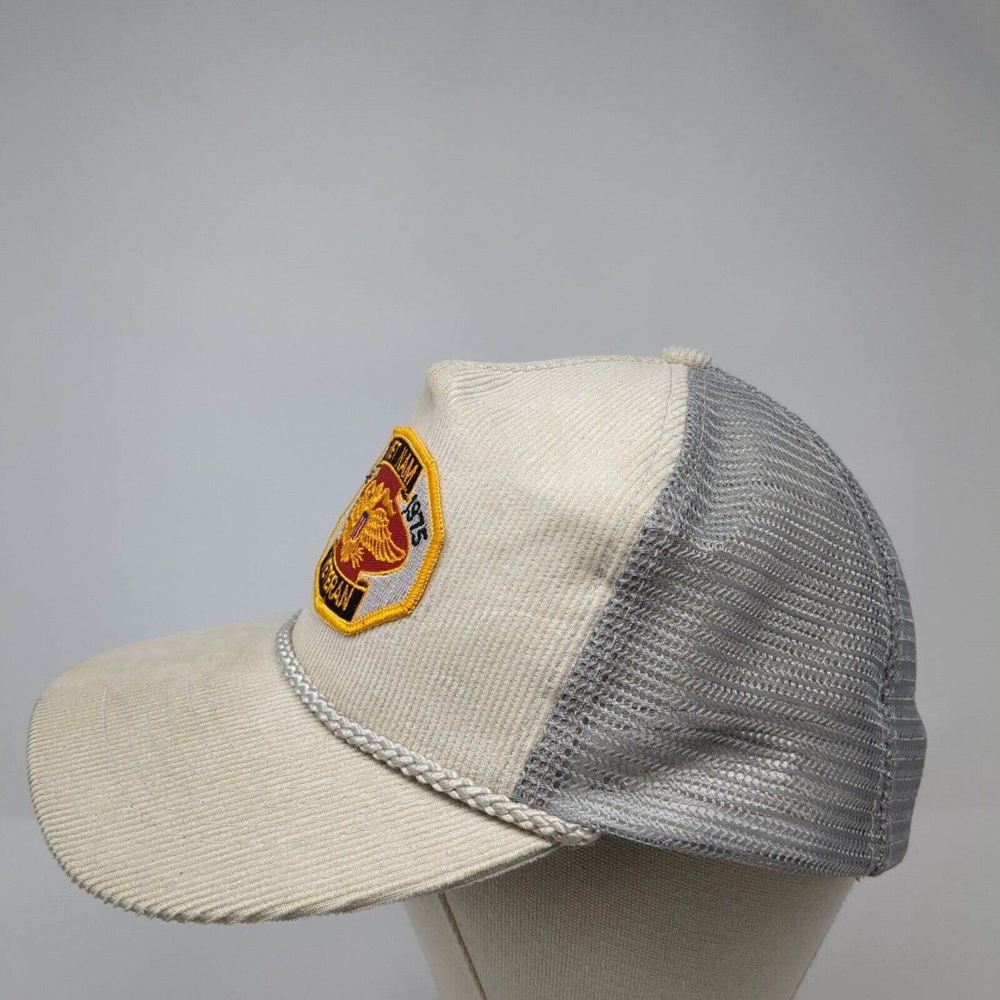 Vietnam Veteran 1959-1975 Snapback Trucker Hat Multi OS Adjustable Mesh Rope
