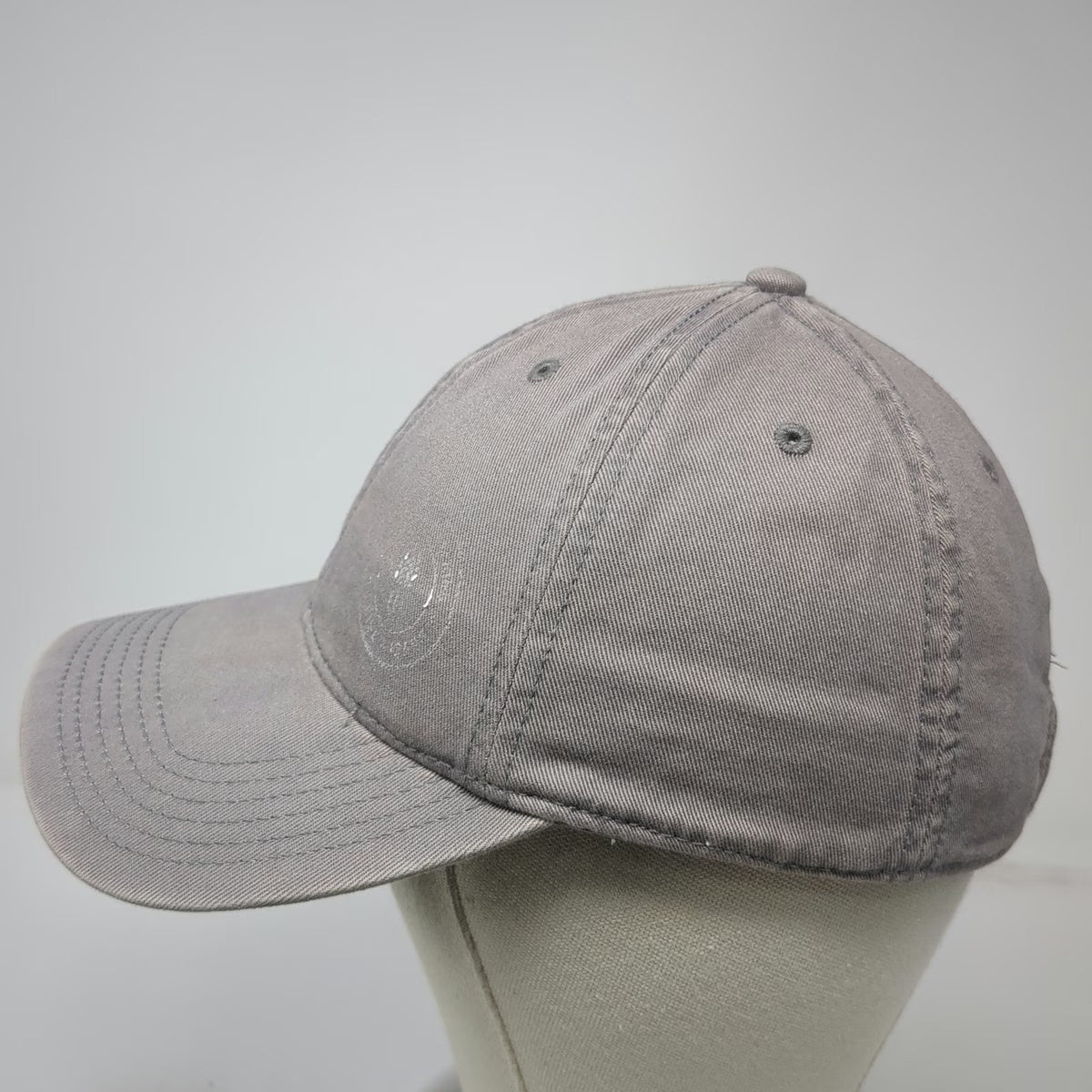 Legacy Baseball Cap Gray One Size Unstructured Slideback Curved Brim Hat