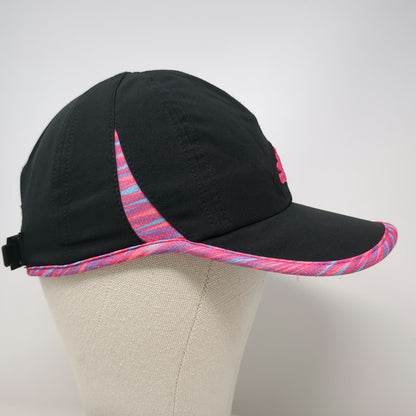 Adidas Baseball Cap Black One Size adizero Strapback Embroidered Athletic Hat
