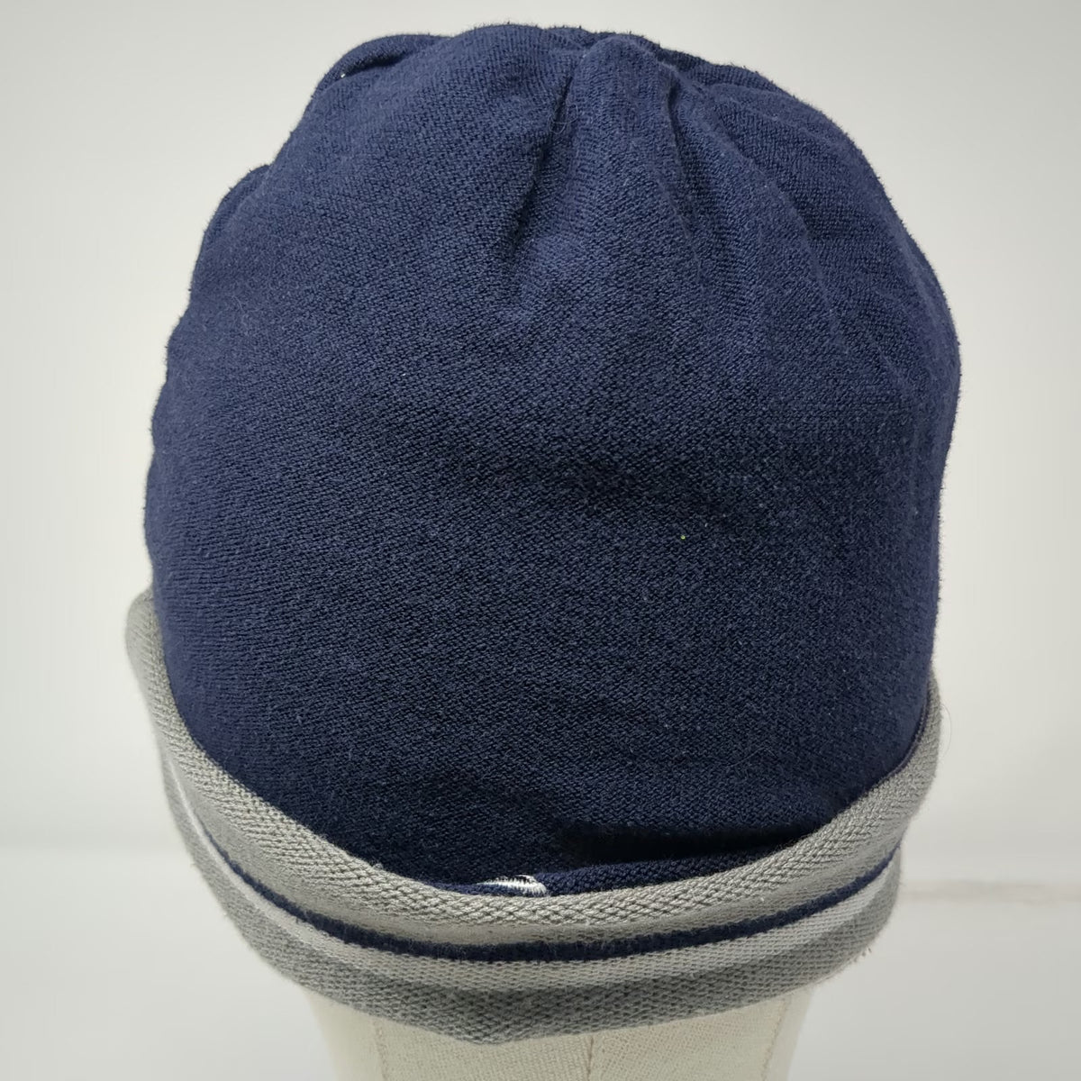 Dallas Cowboys NFL Beanie Blue Gray White One Size Reversible Striped Star Hat