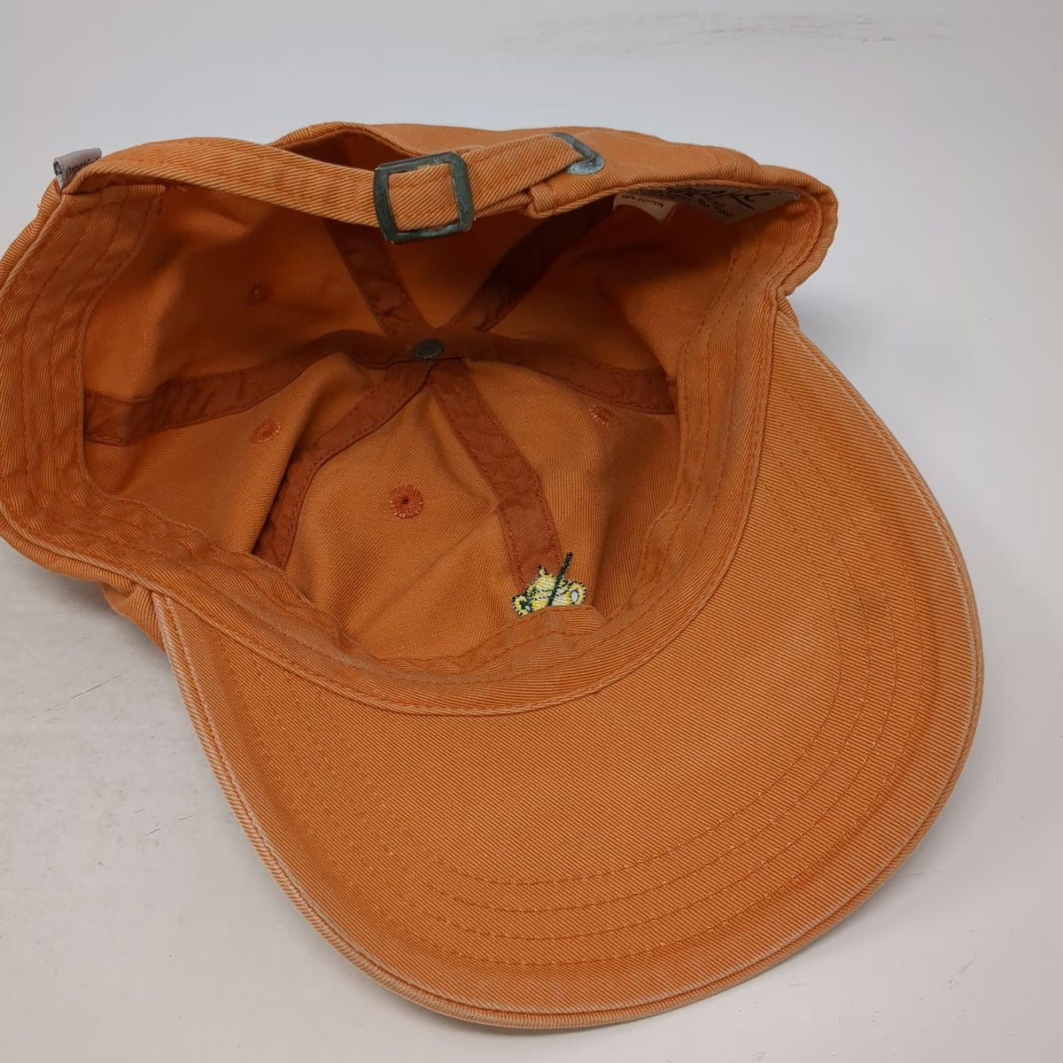 Imperial Baseball Cap Orange OSFM Slideback Cotton Golf Trophy Logo Hat Sport