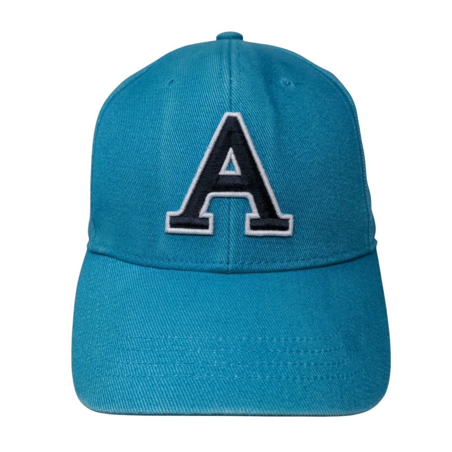 Letter A Fitted Hat Blue L-XL Embroidered NU Fit Aeropostale 6 Panel