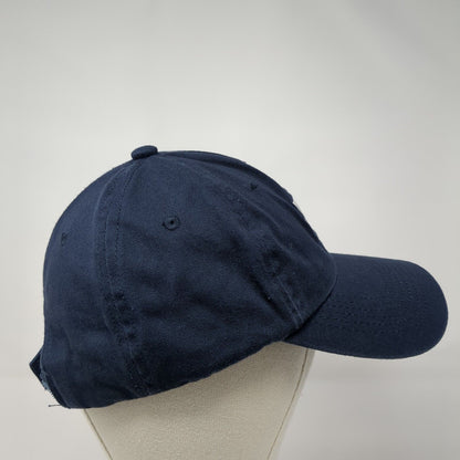 Letter X Strapback Hat Blue One Size Adjustable Outdoor Cap 6 Panel