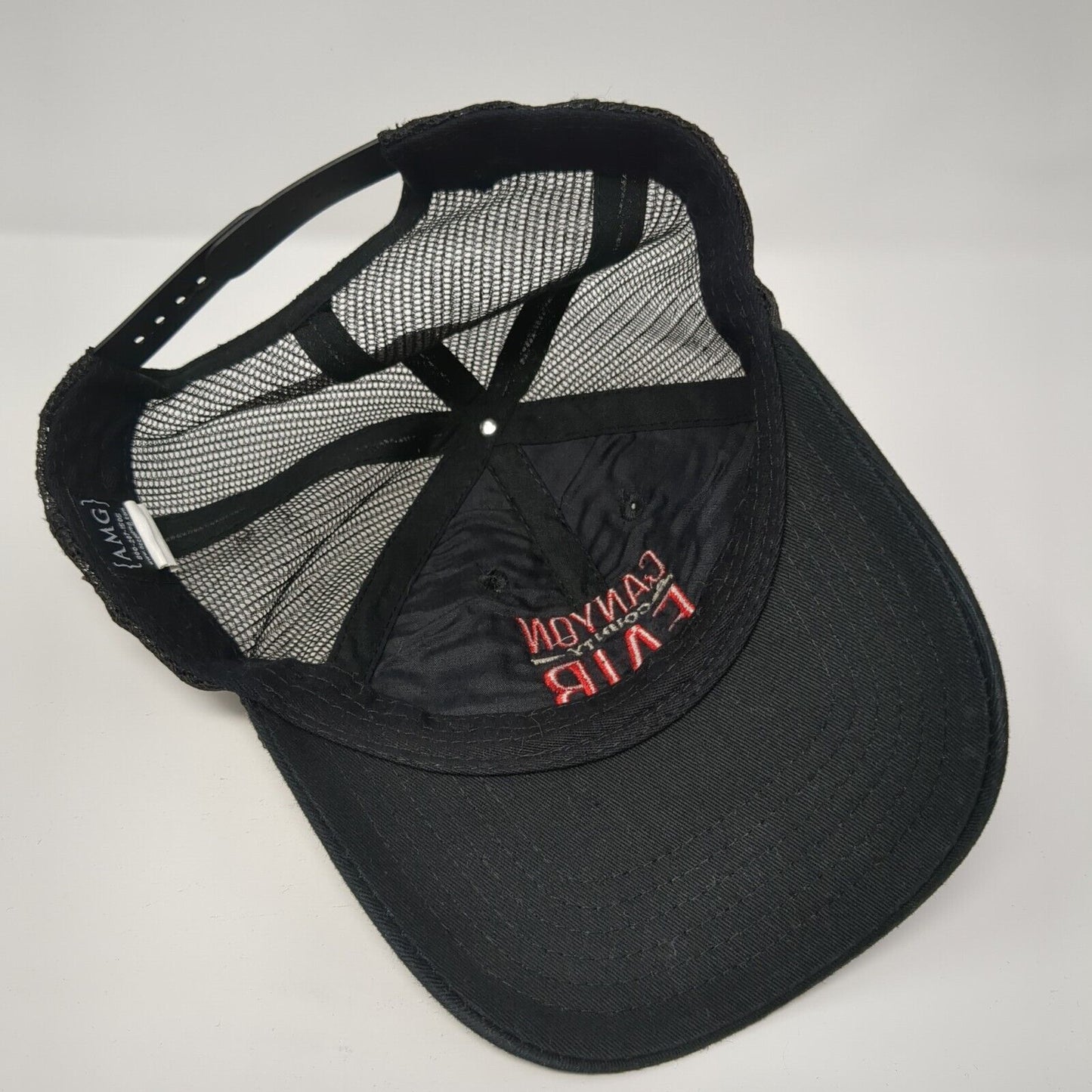 Canyon County Fair D&B Supply Trucker Hat Black One Size Mesh Back