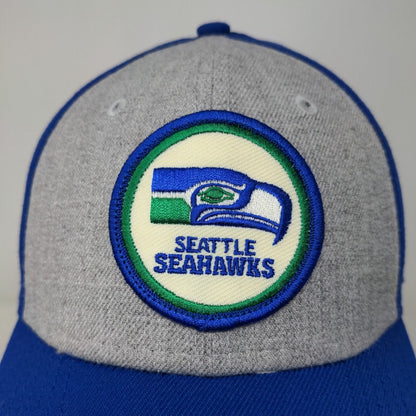 New Era Men's Fitted Hat Blue Size S/M Seattle Seahawks Embroidered Logo