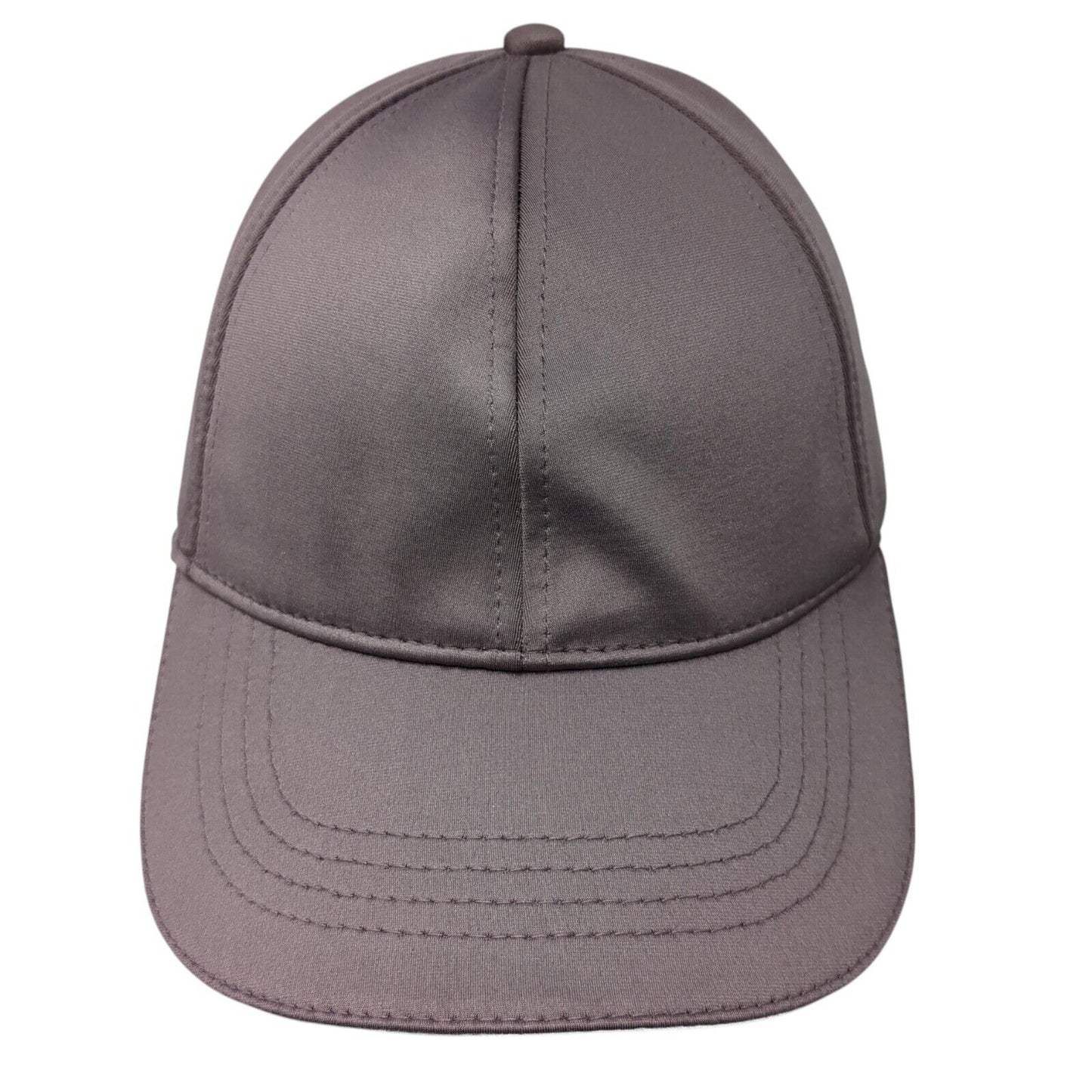 Unbranded Strapback Hat Purple One Size Adjustable Vented Holes 6 Panel Blank