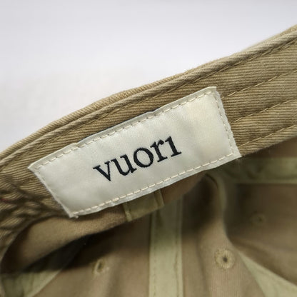 Vuori Baseball Cap Green OSFM Embroidered Logo Adjustable Slideback Twill Hat