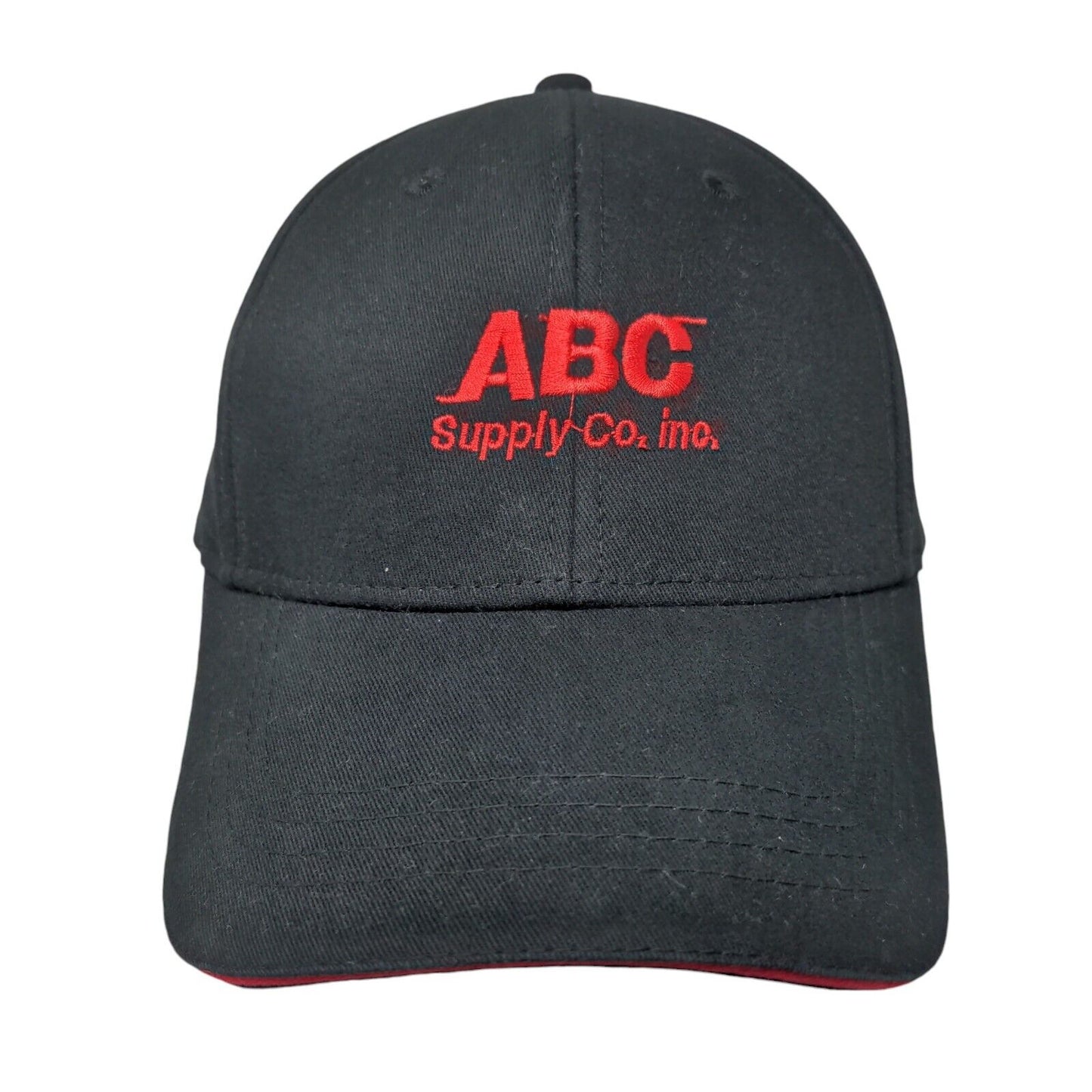 ABC Supply Co. Inc. Strapback Hat Black One Size Embroidered Cap America
