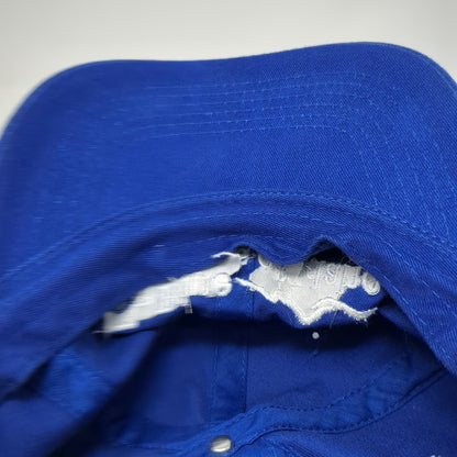 Port & Company Baseball Cap Blue One Size Blue Cross of Idaho Logo Hat Slideback