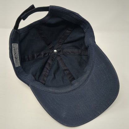 High Spirits Bling Strapback Hat Blue One Size Adjustable Rhinestone
