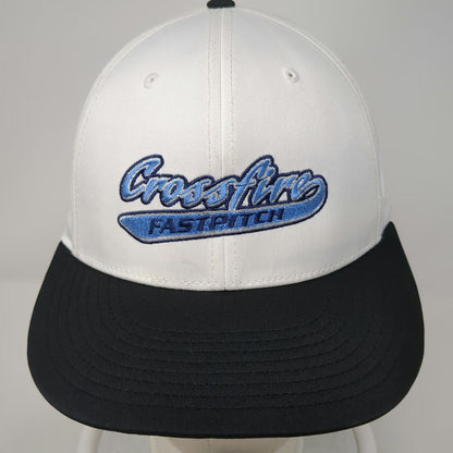 Richardson Baseball Cap White Black Blue M Crossfire Fastpitch Performance Hat