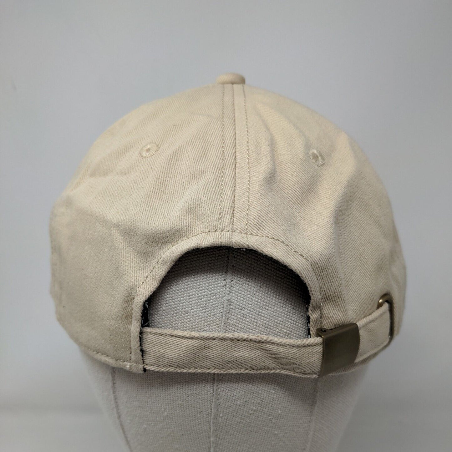 Hatiis Slideback Hat Tan Large Adjustable Paisley Lining 6 Panel Blank
