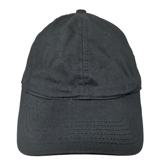 Unbranded Men's Slideback Hat Black Size OSFM Embroidered PH Logo 100% Cotton