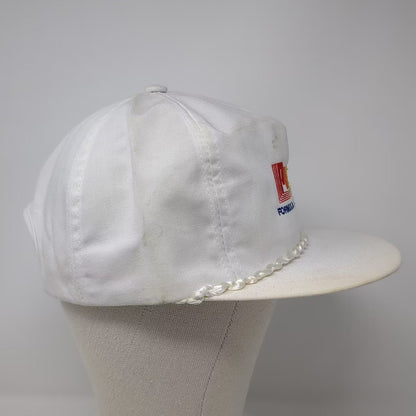 Pursuit Formula For Performance White Trucker Hat Rope Brim OSFM Snapback