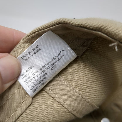 Avery Dennison Baseball Cap Beige One Size Summit Mexico 2025 Leaf Logo Hat