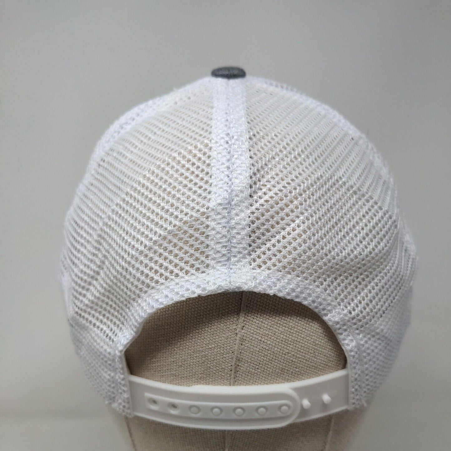 Little Brown Dog Snapback Mesh Back Trucker Hat Gray One Size Colorblock