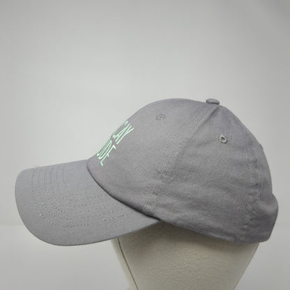 Vacay Mode Strapback Hat Gray One Size Adjustable Embroidered 6 Panel Cotton