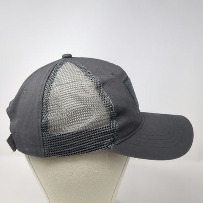 UTG Baseball Cap Gray One Size Mesh Back Tactical Logo Patch Strapback Hat