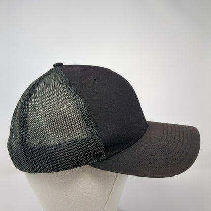 NexTitle Logo Snapback Mesh Back Trucker Hat Black One Size 6 Panel