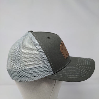 Terminal Gravity Patch Snapback Trucker Hat Green OSFA Mesh Back