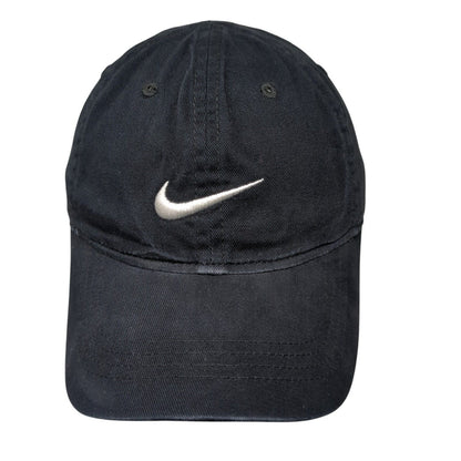 Nike Strapback Hat Blue 4-7 Adjustable Embroidered Swoosh 6 Panel