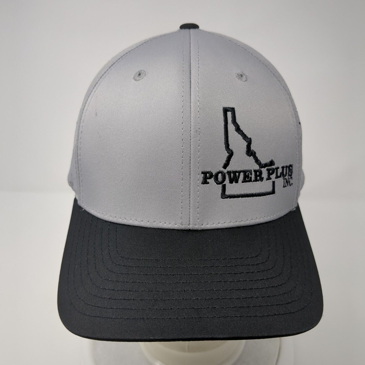 Power Plus Inc Idaho Snapback Hat Gray M/L Flexfit Breathable Richardson