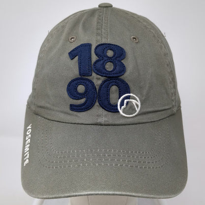 American Needle Baseball Cap Green One Size Yosemite 1890 Cotton Slideback Hat
