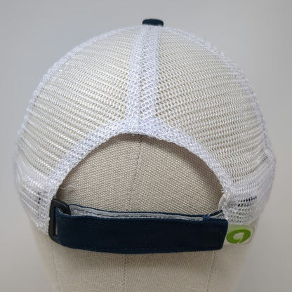 Major League Triathlon Baseball Cap Blue One Size Mesh Back Slideback Shield Hat