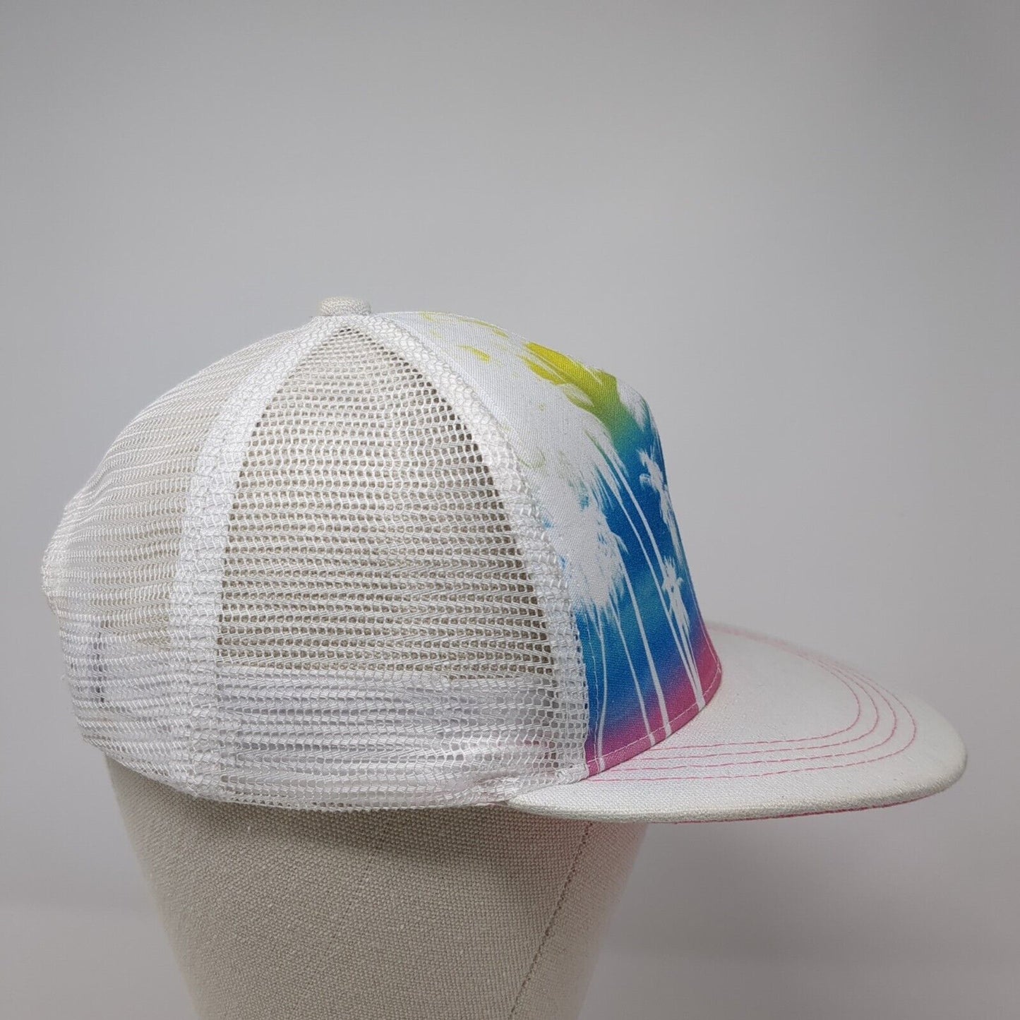 Live In The Moment Snapback Trucker Hat Multicolor One Size Mesh Back